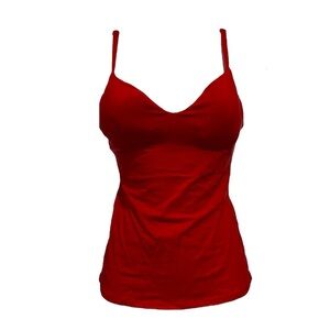 NWOT Woman’s papaya Red Spaghetti Strap Top